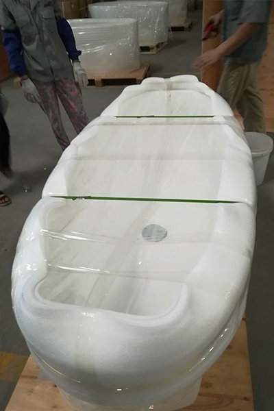freestanding solid surface bathtub packing foam wrap2