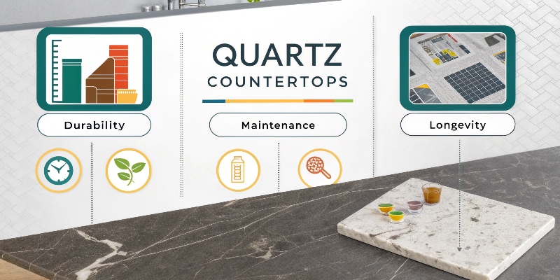 Long-lasting Quartz Slabs Lifespan of Quartz Countertops