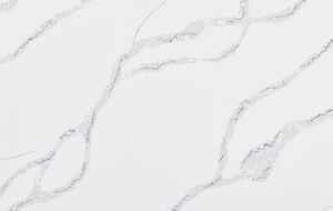 quartz stone slab calacatta cn7058 close up