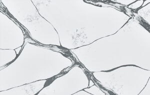 quartz stone slab calacatta cn7107 close up